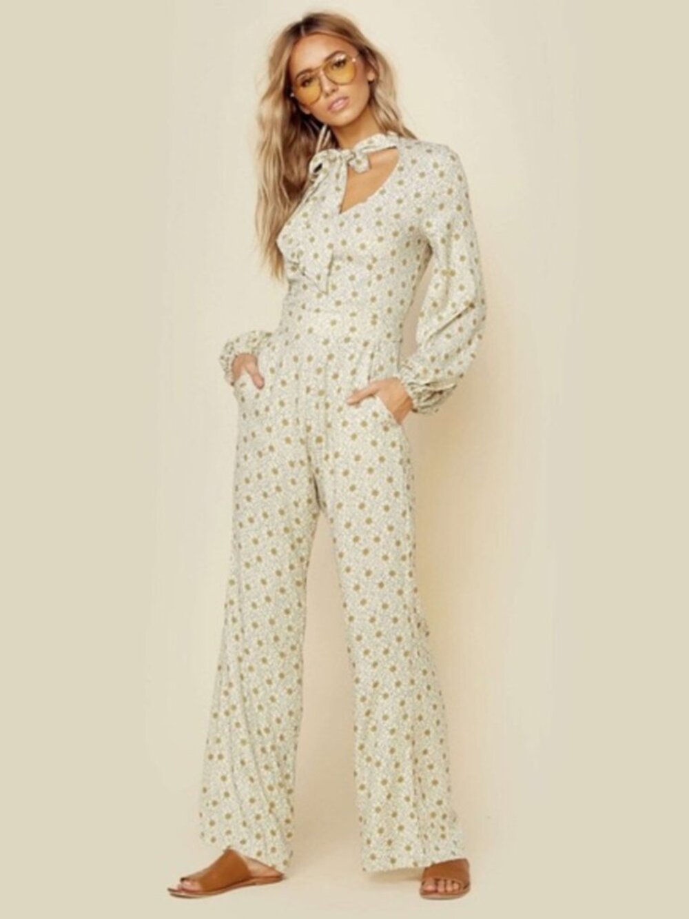 NWT Cleobella Clarke Wide Leg Jumpsuit - Size Medium